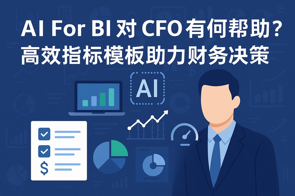 AI For BI对CFO有何帮助？高效指标模板助力财务决策